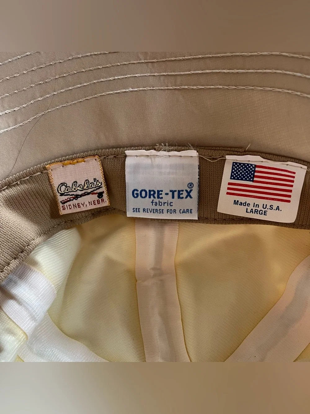 Vintage Cabela's gore-tex fishing hat